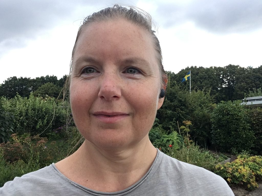 Jag på löprunda i Ringstorps Sommarstad